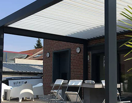 Pergola installée près de Nancy par Oxygen Ouvertures 54